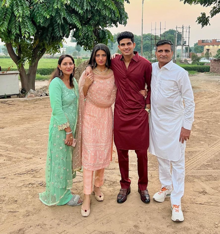 Shubman Gill: The Future of Indian Cricket is in Safe Hands NewsBharat247 Shubhman Gill Family