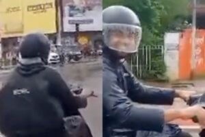 "Jaldi Wahan se Hato", "System Paad Denge" EV-riders Convert Horn to Popular Memes; Where is Traffic Police? NewsBharat247